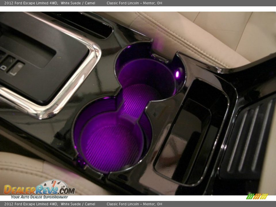 2012 Ford Escape Limited 4WD White Suede / Camel Photo #13