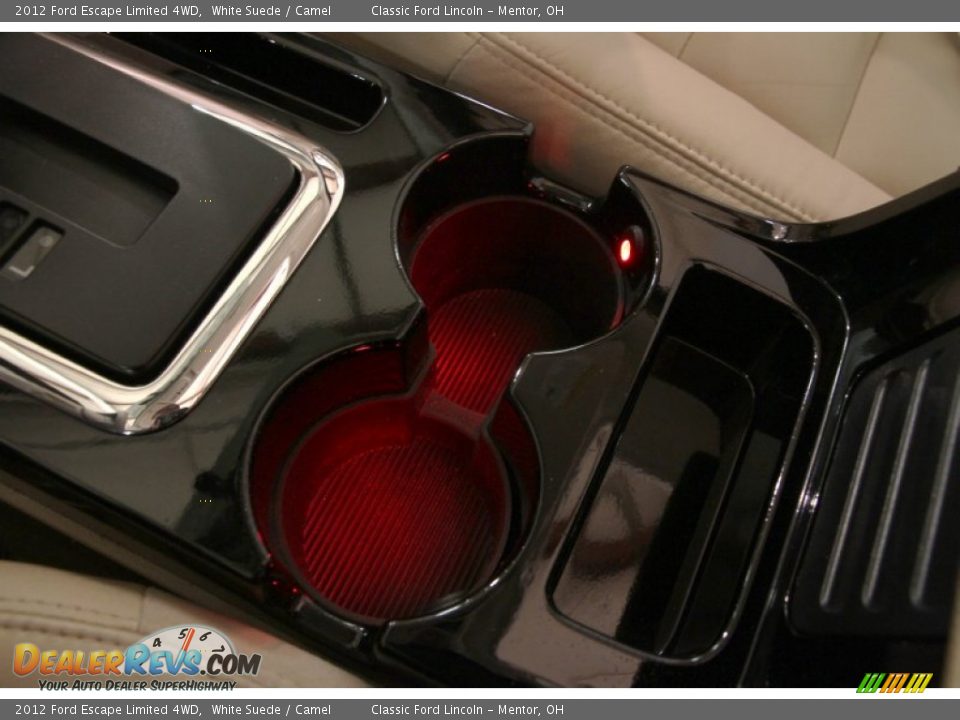 2012 Ford Escape Limited 4WD White Suede / Camel Photo #14