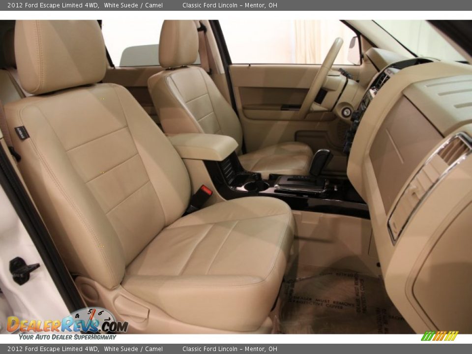 2012 Ford Escape Limited 4WD White Suede / Camel Photo #15