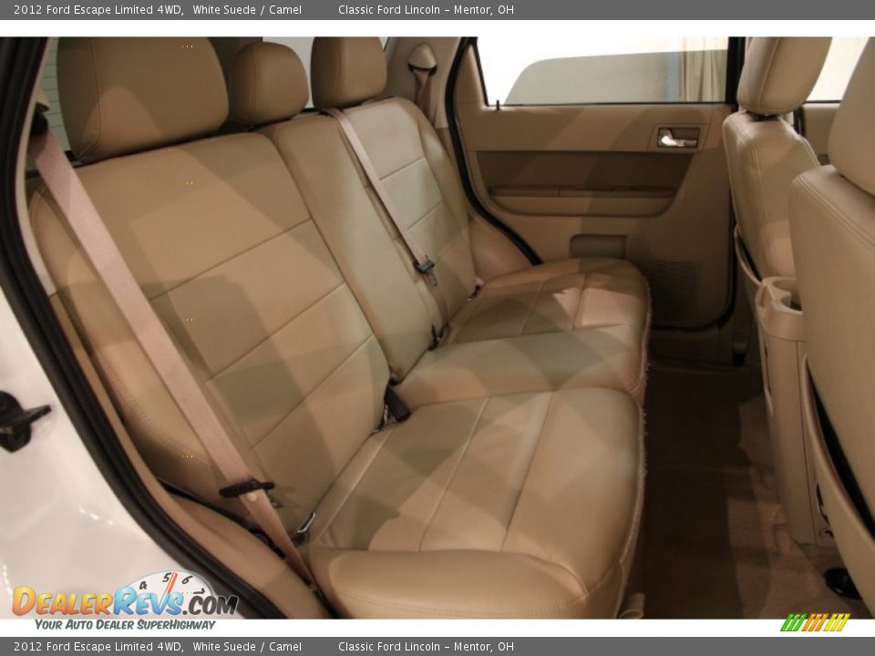 2012 Ford Escape Limited 4WD White Suede / Camel Photo #16