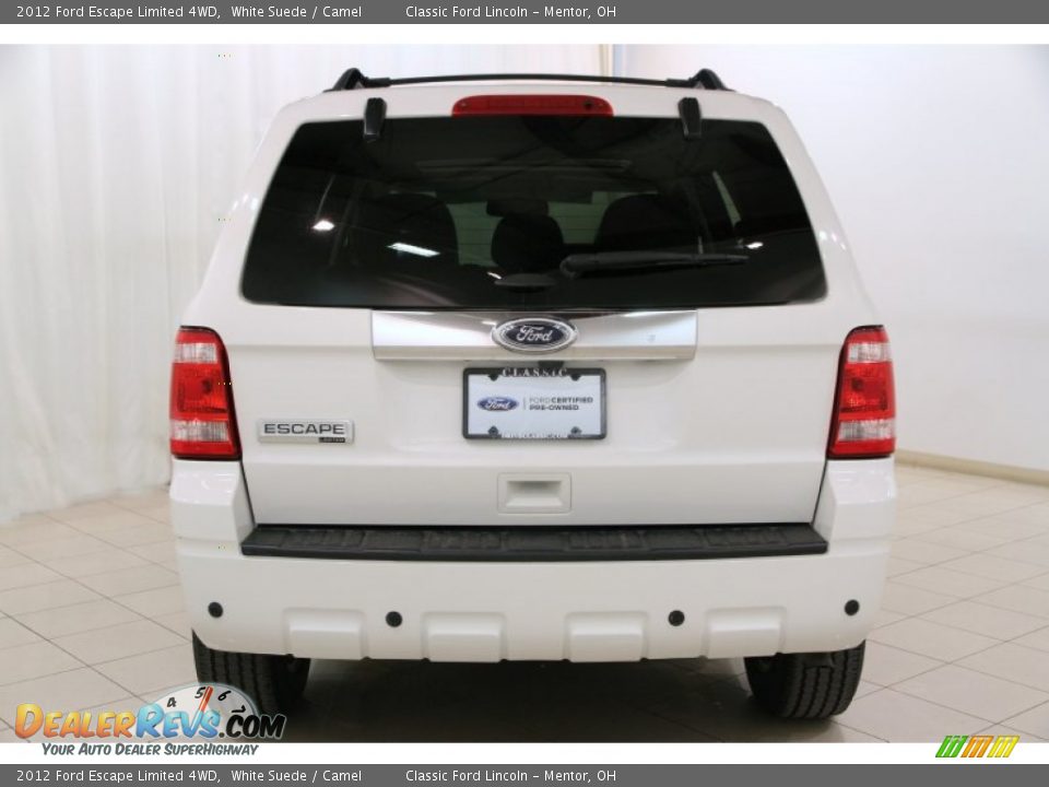 2012 Ford Escape Limited 4WD White Suede / Camel Photo #18