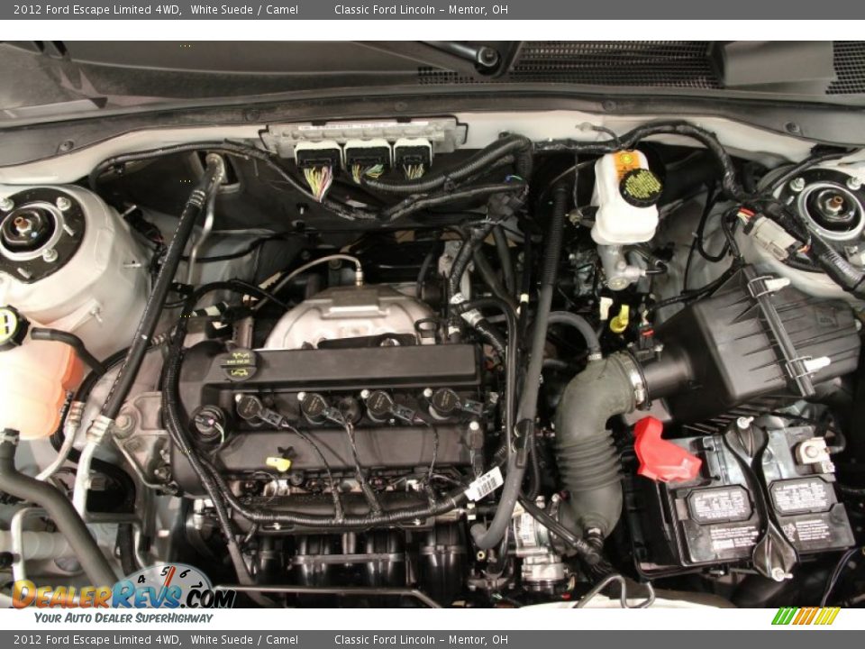 2012 Ford Escape Limited 4WD White Suede / Camel Photo #19