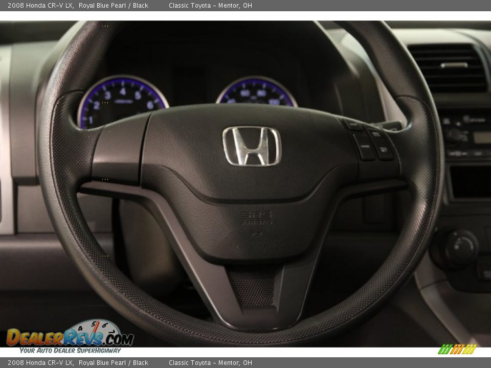 2008 Honda CR-V LX Royal Blue Pearl / Black Photo #6