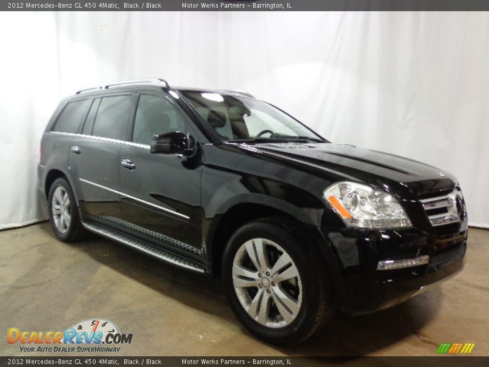 2012 Mercedes-Benz GL 450 4Matic Black / Black Photo #1