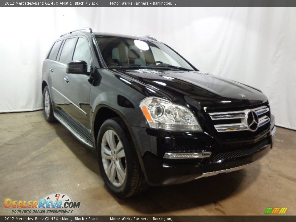 2012 Mercedes-Benz GL 450 4Matic Black / Black Photo #2