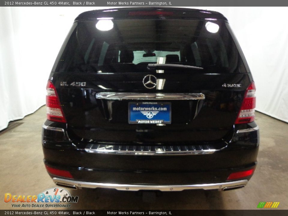 2012 Mercedes-Benz GL 450 4Matic Black / Black Photo #10