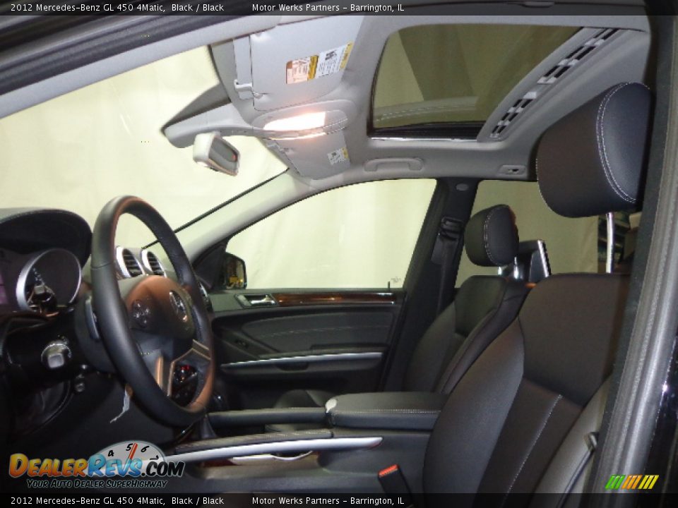 2012 Mercedes-Benz GL 450 4Matic Black / Black Photo #19