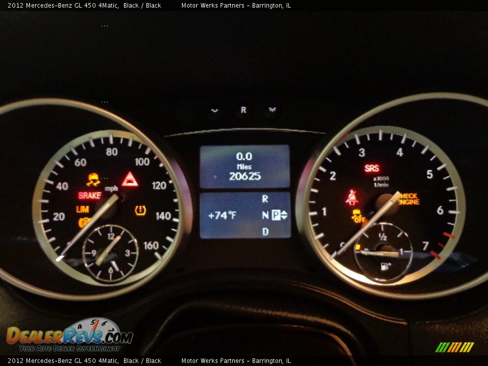 2012 Mercedes-Benz GL 450 4Matic Black / Black Photo #21