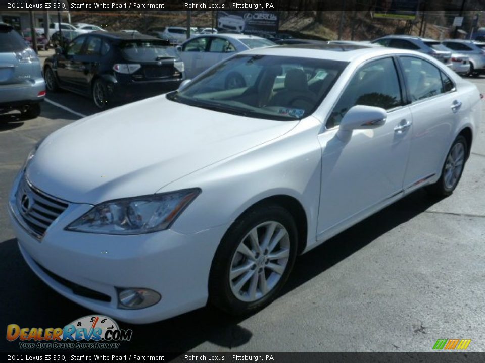 2011 Lexus ES 350 Starfire White Pearl / Parchment Photo #2