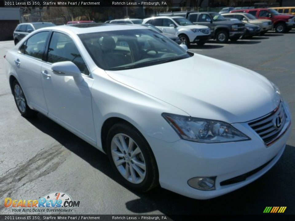 2011 Lexus ES 350 Starfire White Pearl / Parchment Photo #3