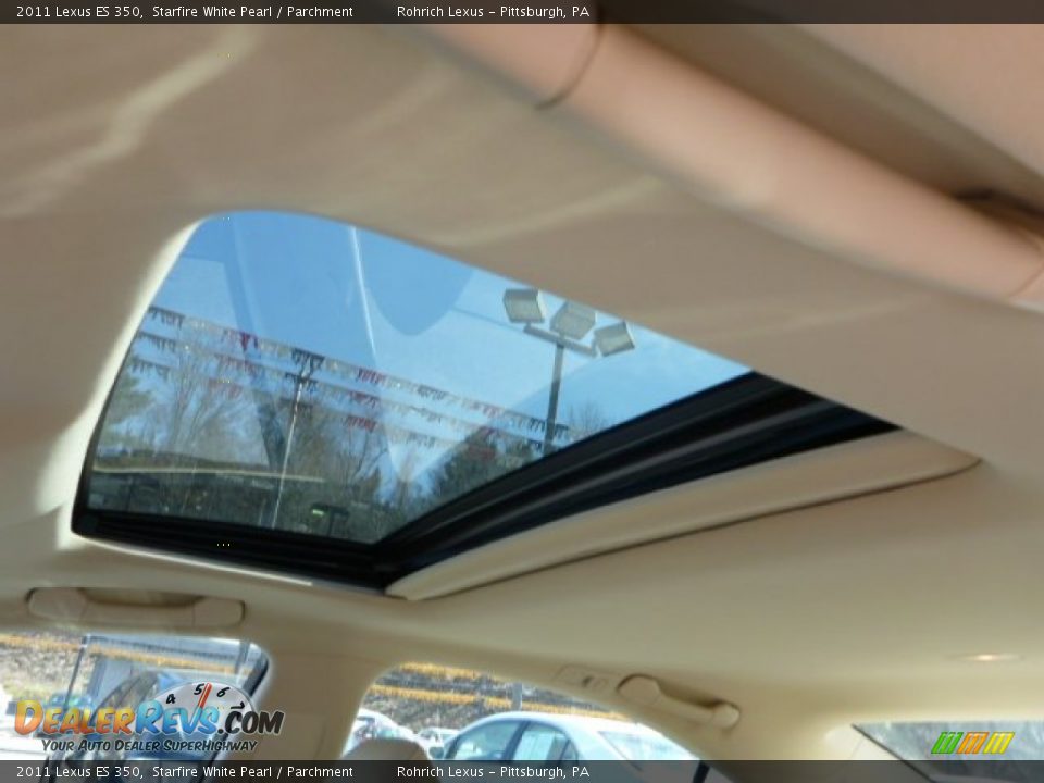 2011 Lexus ES 350 Starfire White Pearl / Parchment Photo #7