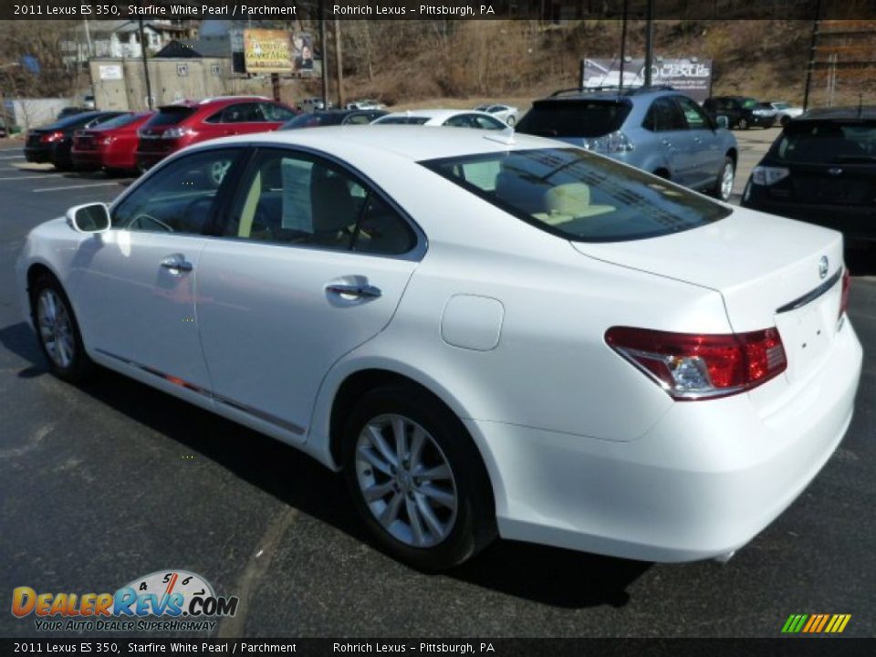 2011 Lexus ES 350 Starfire White Pearl / Parchment Photo #9