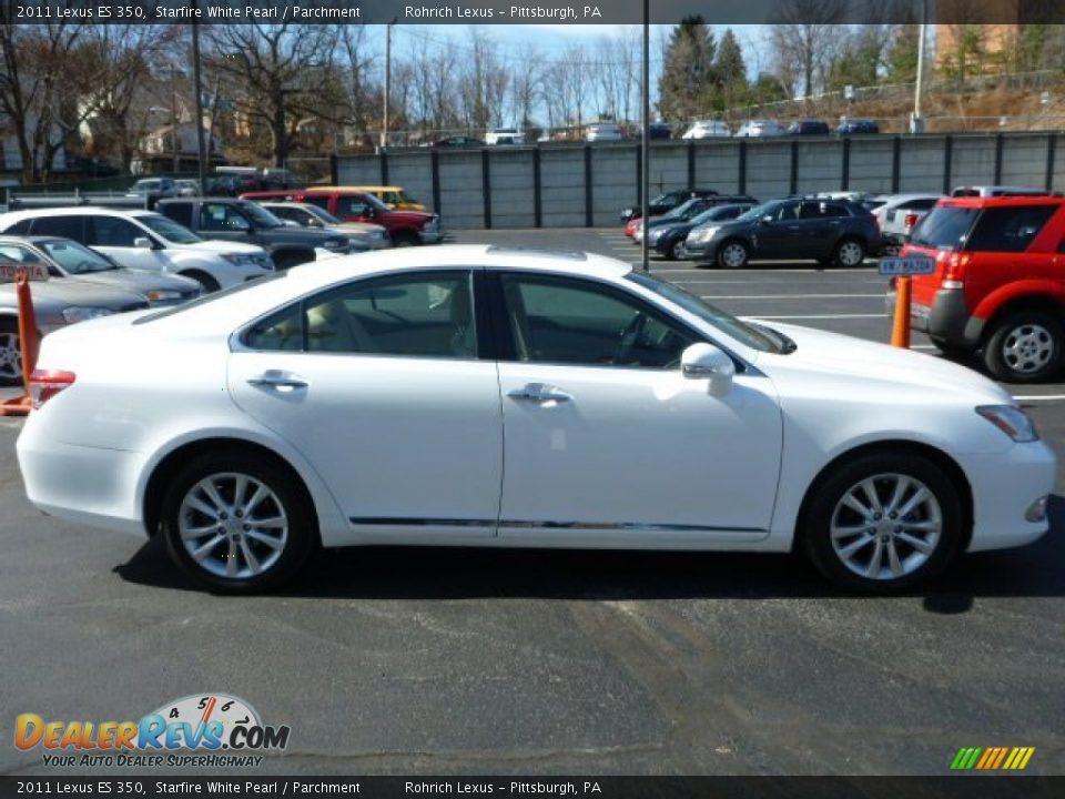 2011 Lexus ES 350 Starfire White Pearl / Parchment Photo #12