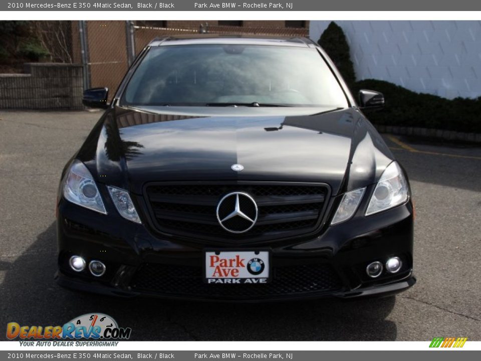 2010 Mercedes-Benz E 350 4Matic Sedan Black / Black Photo #8