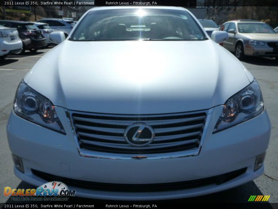 2011 Lexus ES 350 Starfire White Pearl / Parchment Photo #17