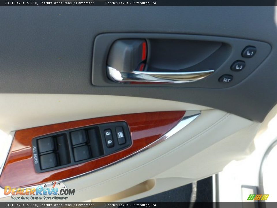 2011 Lexus ES 350 Starfire White Pearl / Parchment Photo #19