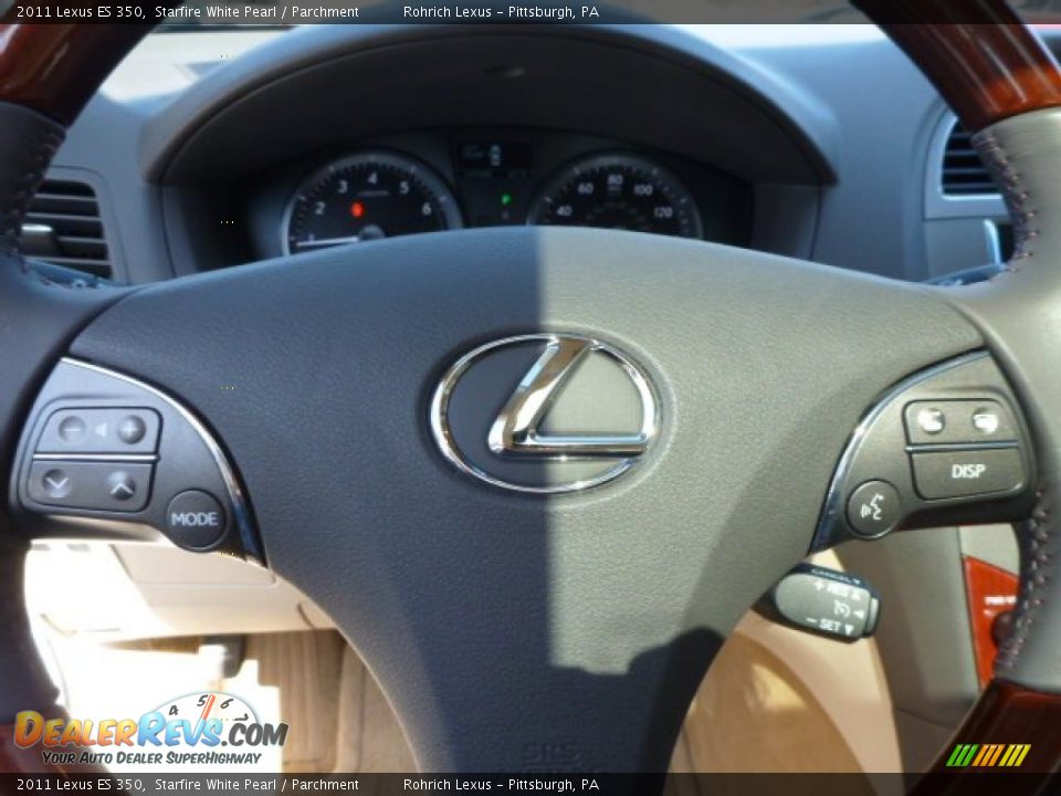 2011 Lexus ES 350 Starfire White Pearl / Parchment Photo #21