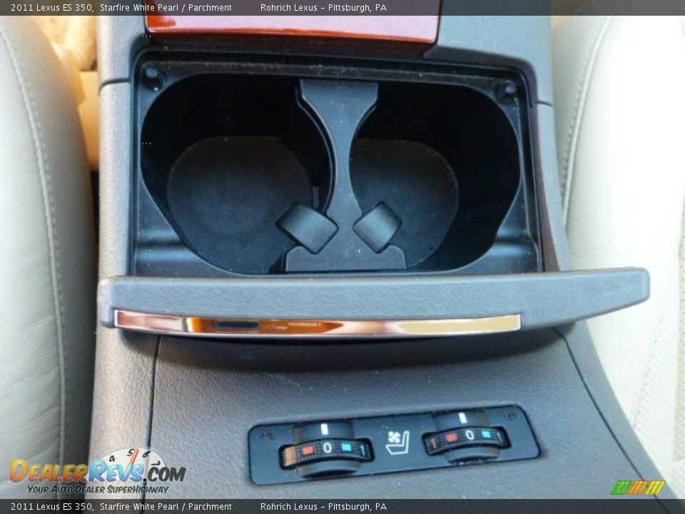 2011 Lexus ES 350 Starfire White Pearl / Parchment Photo #22