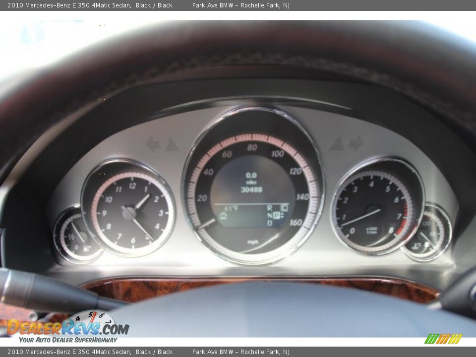 2010 Mercedes-Benz E 350 4Matic Sedan Black / Black Photo #20