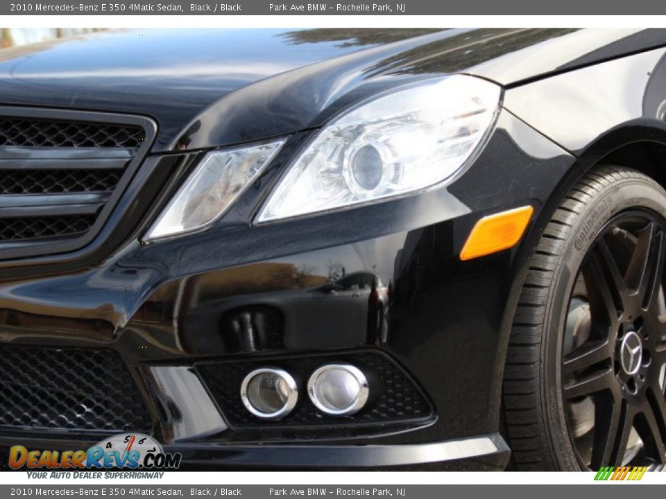 2010 Mercedes-Benz E 350 4Matic Sedan Black / Black Photo #31