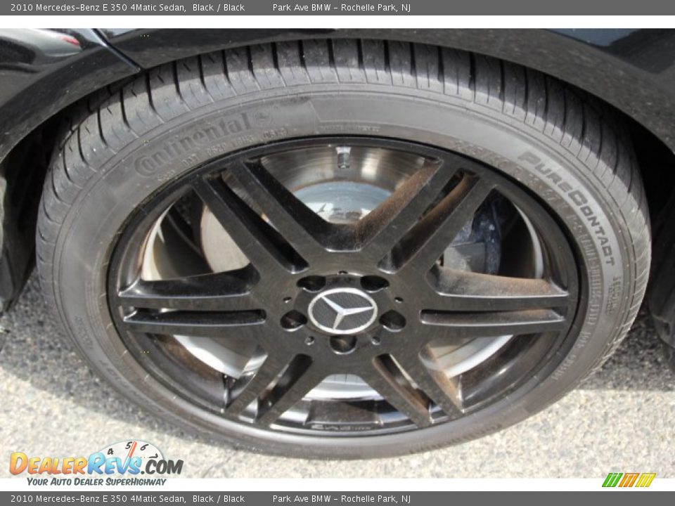 2010 Mercedes-Benz E 350 4Matic Sedan Black / Black Photo #33