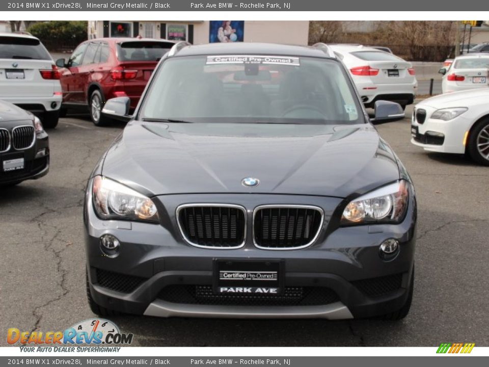 2014 BMW X1 xDrive28i Mineral Grey Metallic / Black Photo #8