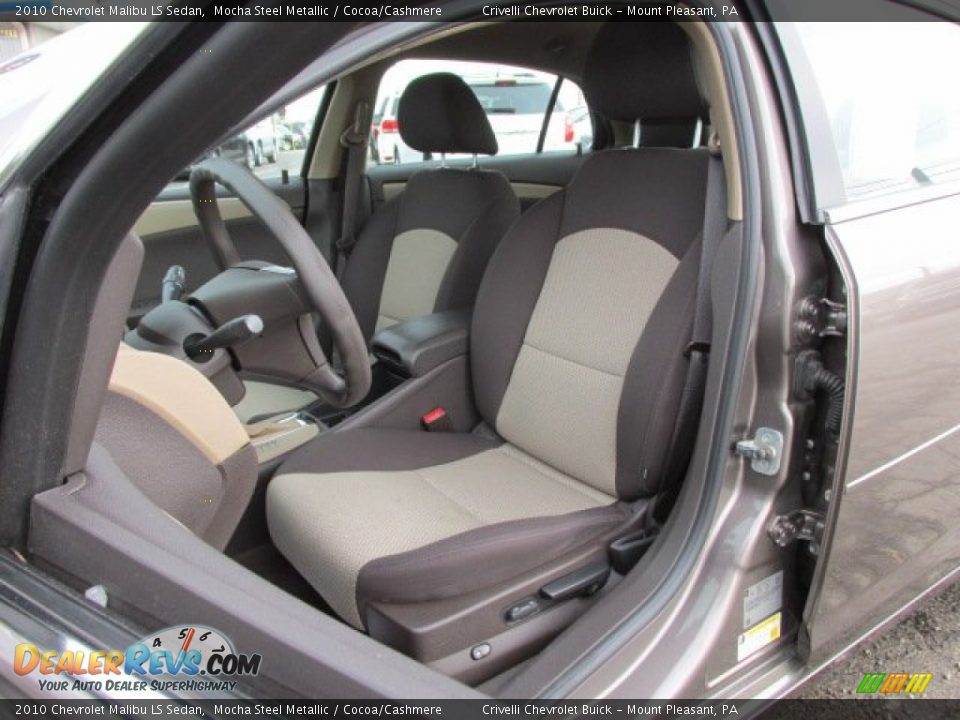 Cocoa/Cashmere Interior - 2010 Chevrolet Malibu LS Sedan Photo #11