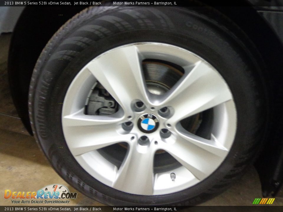 2013 BMW 5 Series 528i xDrive Sedan Jet Black / Black Photo #16