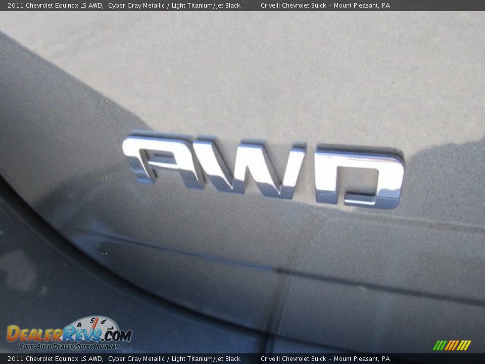 2011 Chevrolet Equinox LS AWD Cyber Gray Metallic / Light Titanium/Jet Black Photo #6