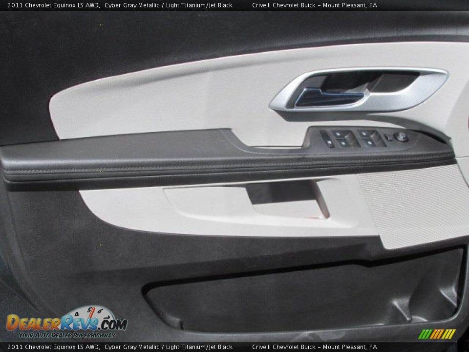 2011 Chevrolet Equinox LS AWD Cyber Gray Metallic / Light Titanium/Jet Black Photo #11