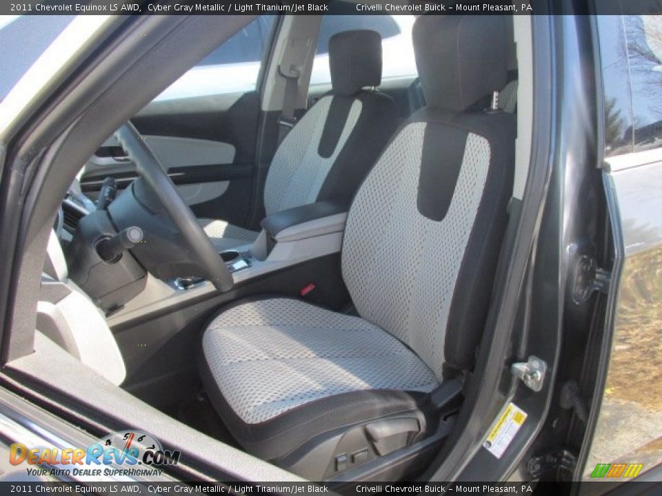 2011 Chevrolet Equinox LS AWD Cyber Gray Metallic / Light Titanium/Jet Black Photo #13