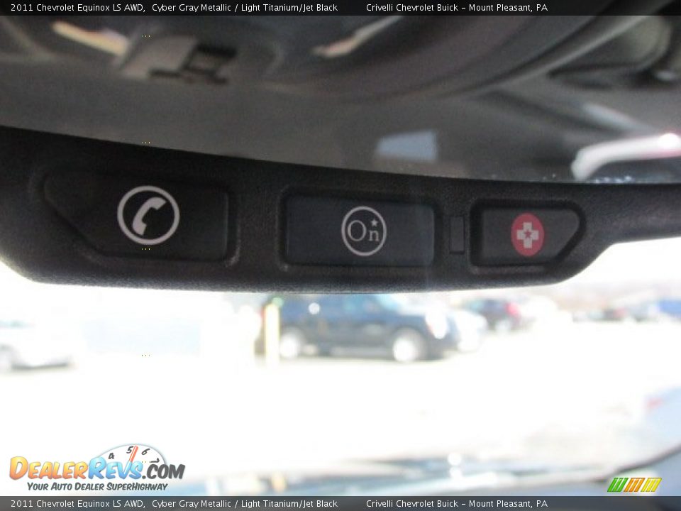 2011 Chevrolet Equinox LS AWD Cyber Gray Metallic / Light Titanium/Jet Black Photo #18