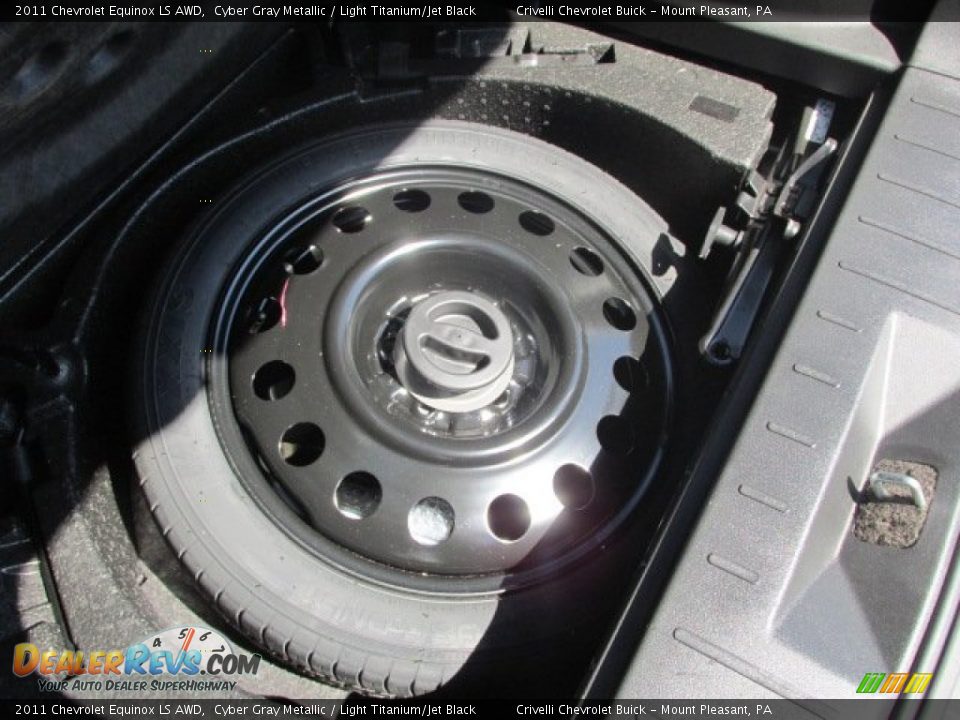 2011 Chevrolet Equinox LS AWD Cyber Gray Metallic / Light Titanium/Jet Black Photo #24