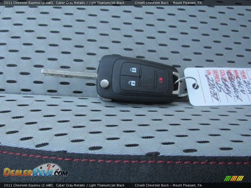 2011 Chevrolet Equinox LS AWD Cyber Gray Metallic / Light Titanium/Jet Black Photo #26