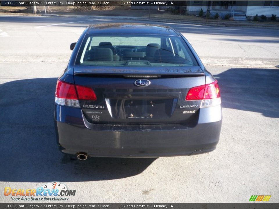 2013 Subaru Legacy 2.5i Premium Deep Indigo Pearl / Black Photo #6