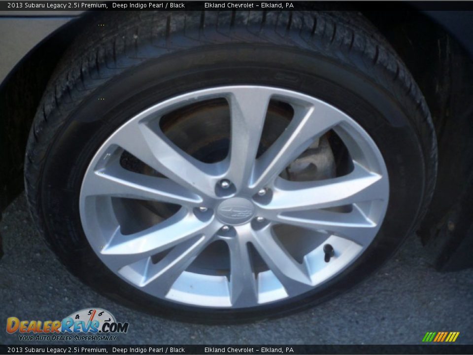2013 Subaru Legacy 2.5i Premium Deep Indigo Pearl / Black Photo #9
