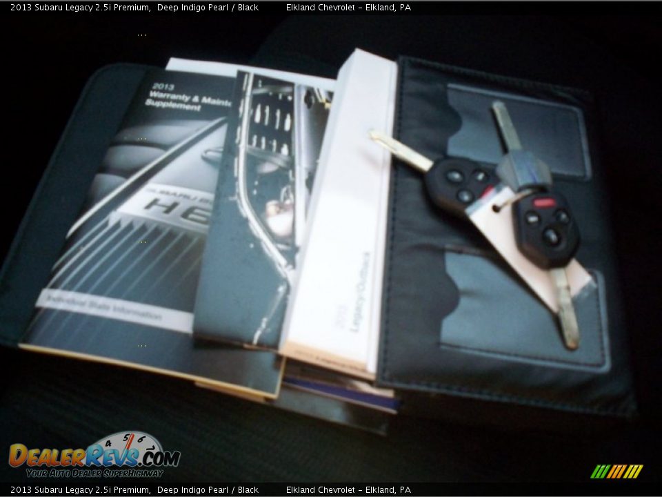2013 Subaru Legacy 2.5i Premium Deep Indigo Pearl / Black Photo #26