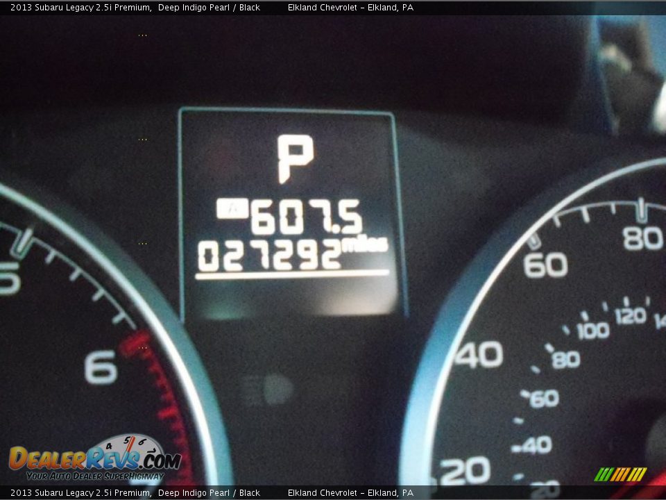 2013 Subaru Legacy 2.5i Premium Deep Indigo Pearl / Black Photo #31