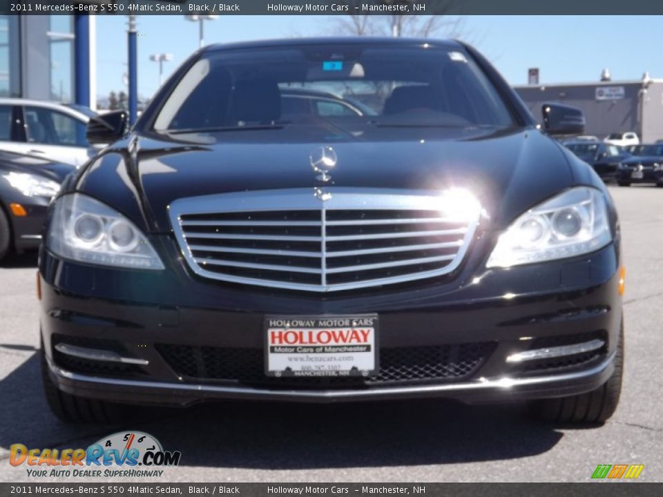 2011 Mercedes-Benz S 550 4Matic Sedan Black / Black Photo #2