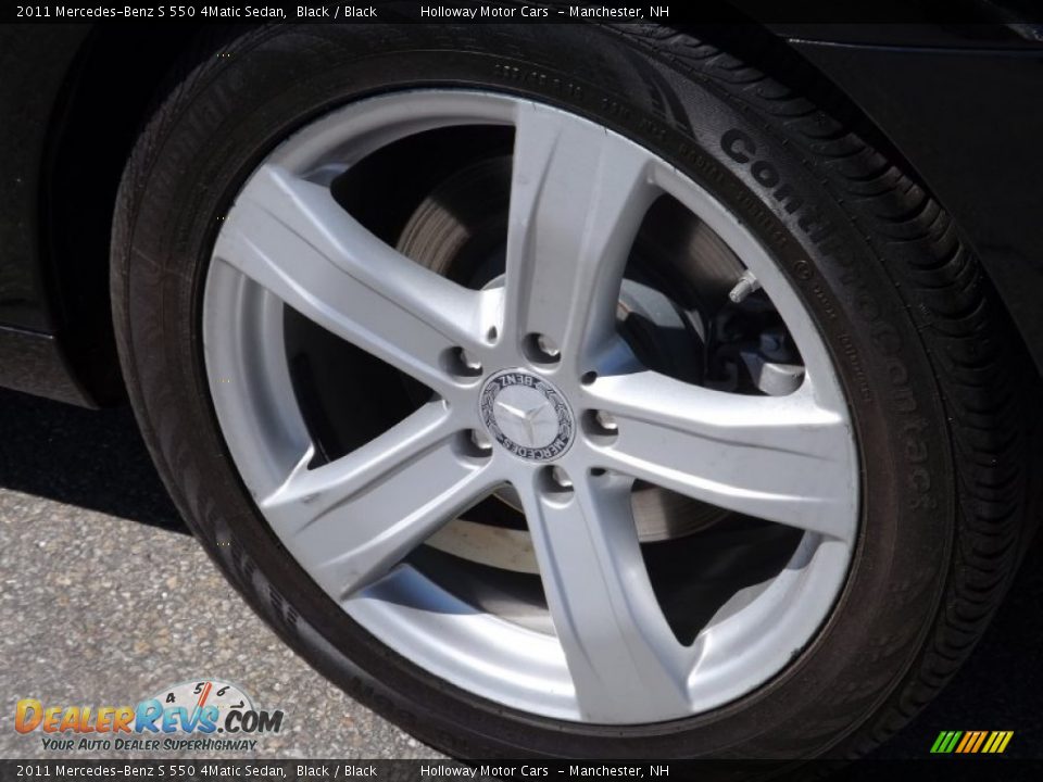 2011 Mercedes-Benz S 550 4Matic Sedan Black / Black Photo #5