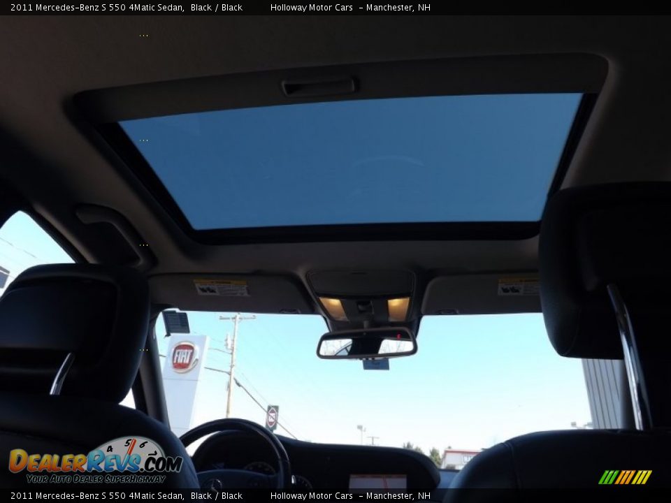 2011 Mercedes-Benz S 550 4Matic Sedan Black / Black Photo #9