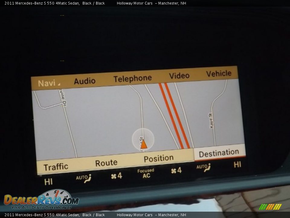 2011 Mercedes-Benz S 550 4Matic Sedan Black / Black Photo #12