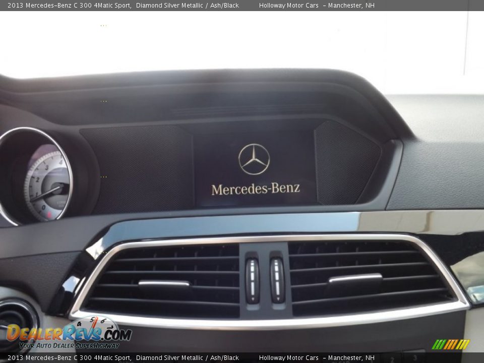 2013 Mercedes-Benz C 300 4Matic Sport Diamond Silver Metallic / Ash/Black Photo #9