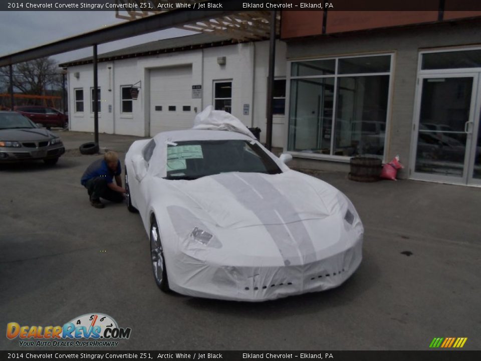 2014 Chevrolet Corvette Stingray Convertible Z51 Arctic White / Jet Black Photo #5