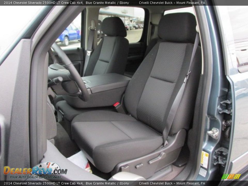2014 Chevrolet Silverado 2500HD LT Crew Cab 4x4 Blue Granite Metallic / Ebony Photo #11