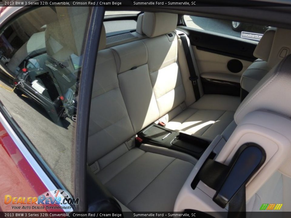 2013 BMW 3 Series 328i Convertible Crimson Red / Cream Beige Photo #7