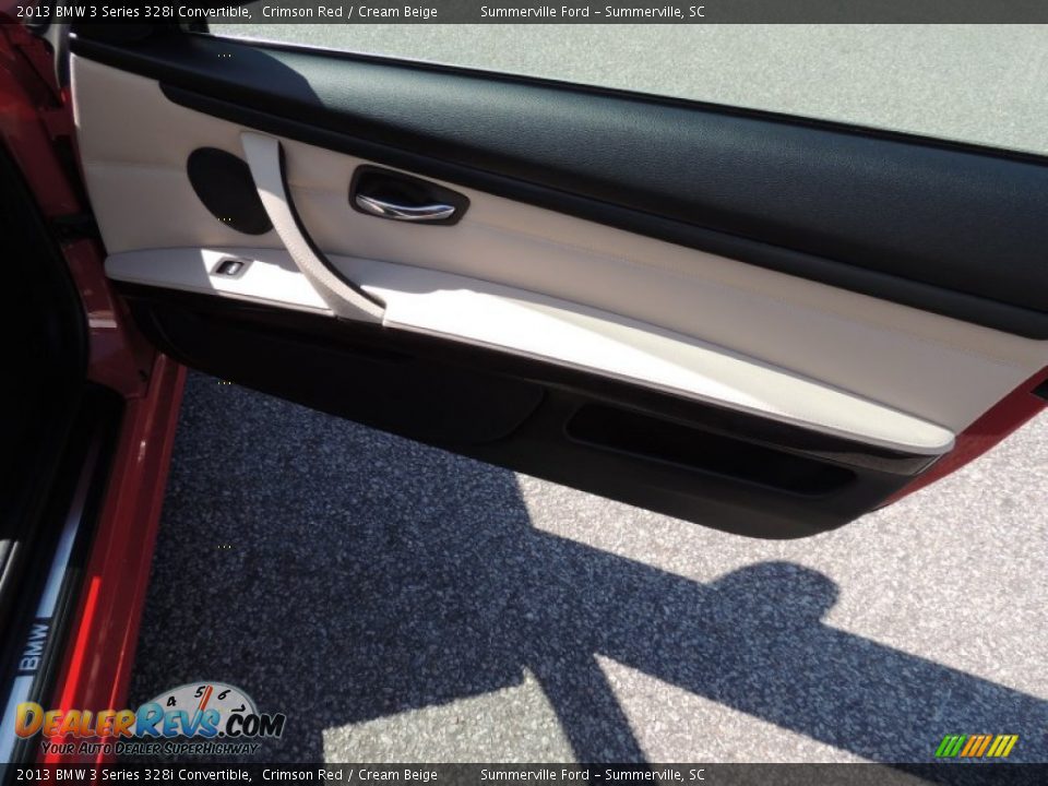 2013 BMW 3 Series 328i Convertible Crimson Red / Cream Beige Photo #8