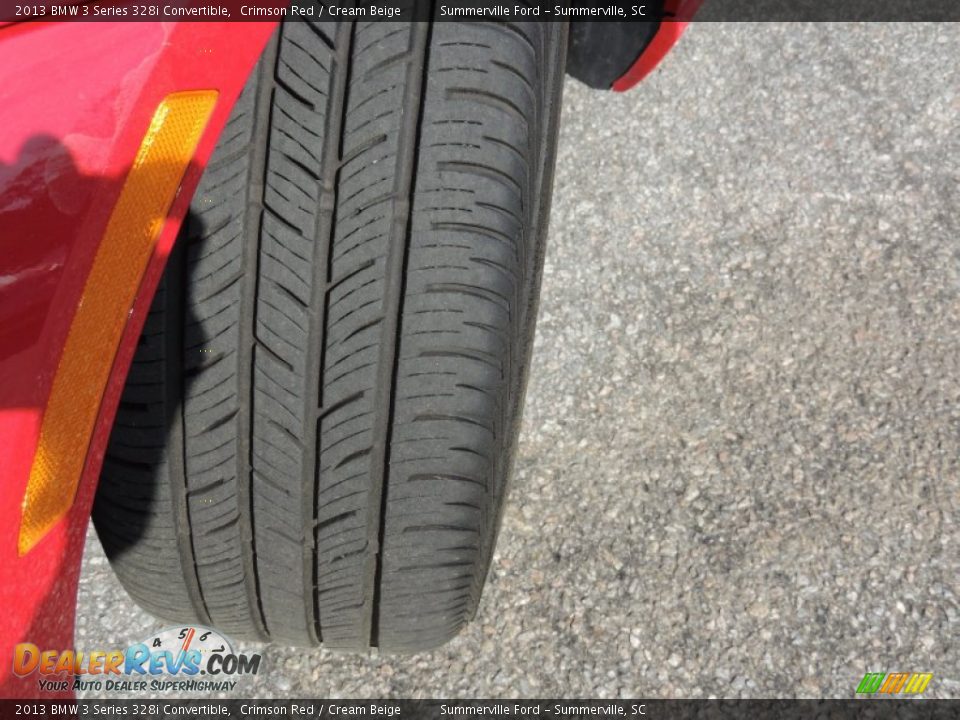 2013 BMW 3 Series 328i Convertible Crimson Red / Cream Beige Photo #13