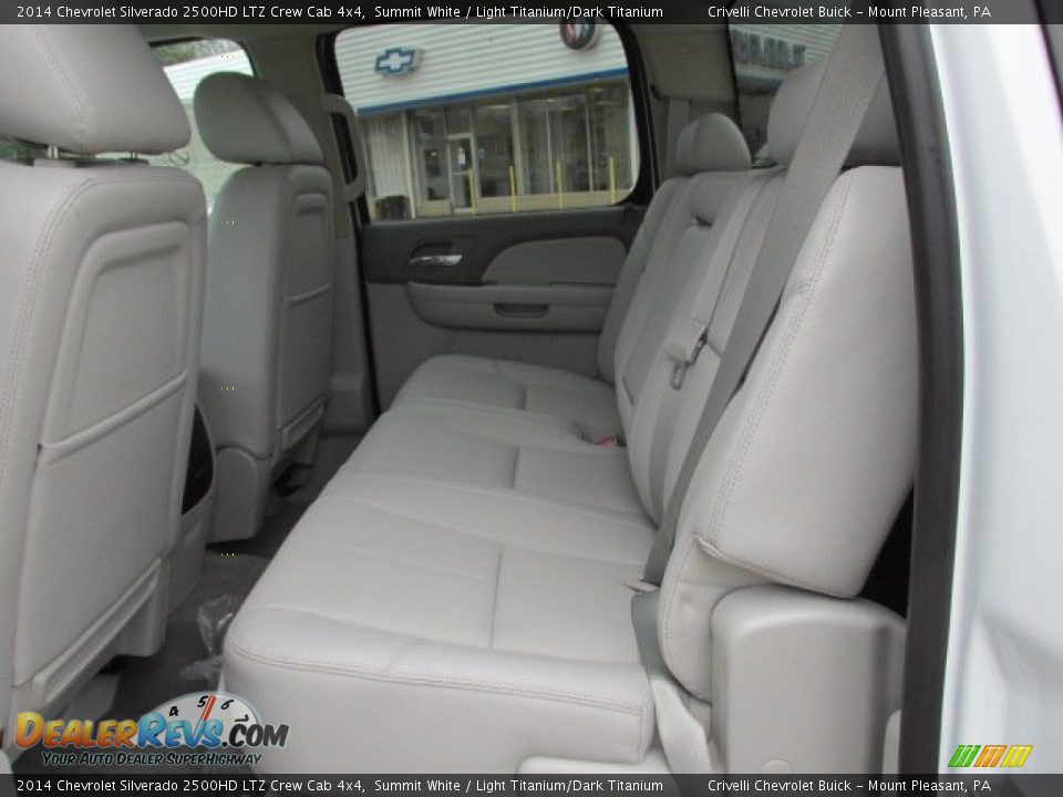 2014 Chevrolet Silverado 2500HD LTZ Crew Cab 4x4 Summit White / Light Titanium/Dark Titanium Photo #23