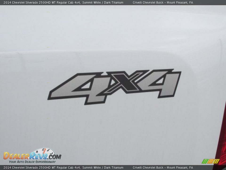 2014 Chevrolet Silverado 2500HD WT Regular Cab 4x4 Summit White / Dark Titanium Photo #3